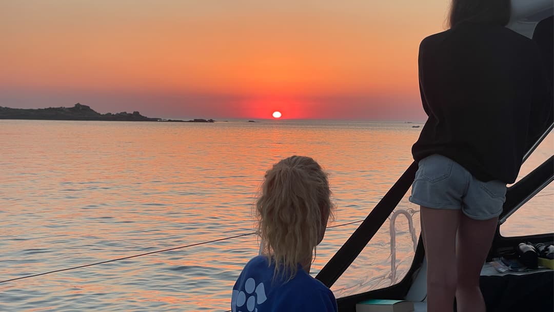 Sundowner at Sea